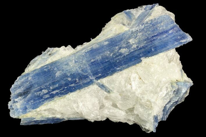 Vibrant Blue Kyanite Crystals In Quartz - Brazil #127368